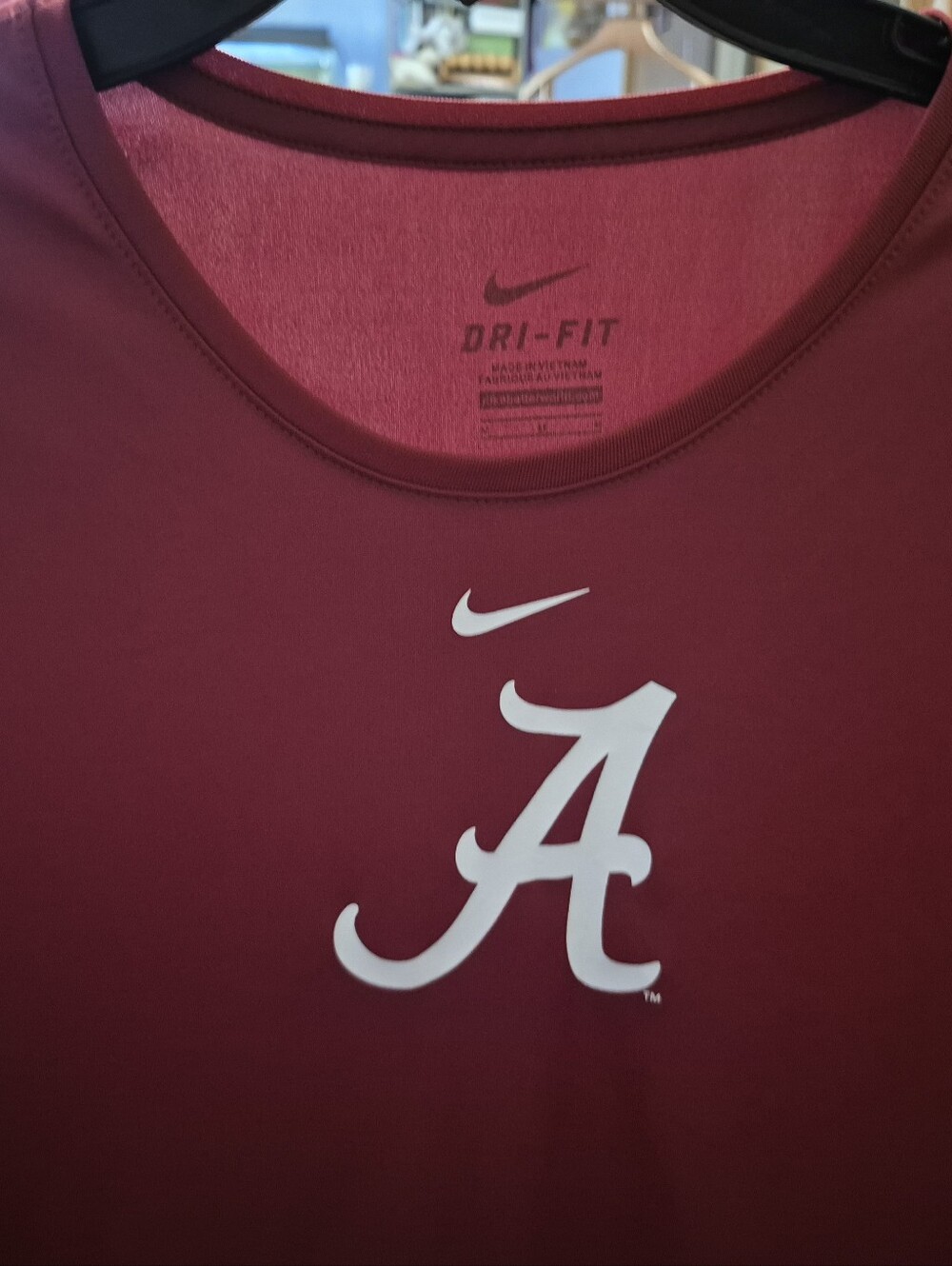 Nike Dri-FIT Crimson Alabama 'A' Logo Tee